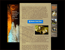 Tablet Screenshot of lostworldcaverns.com